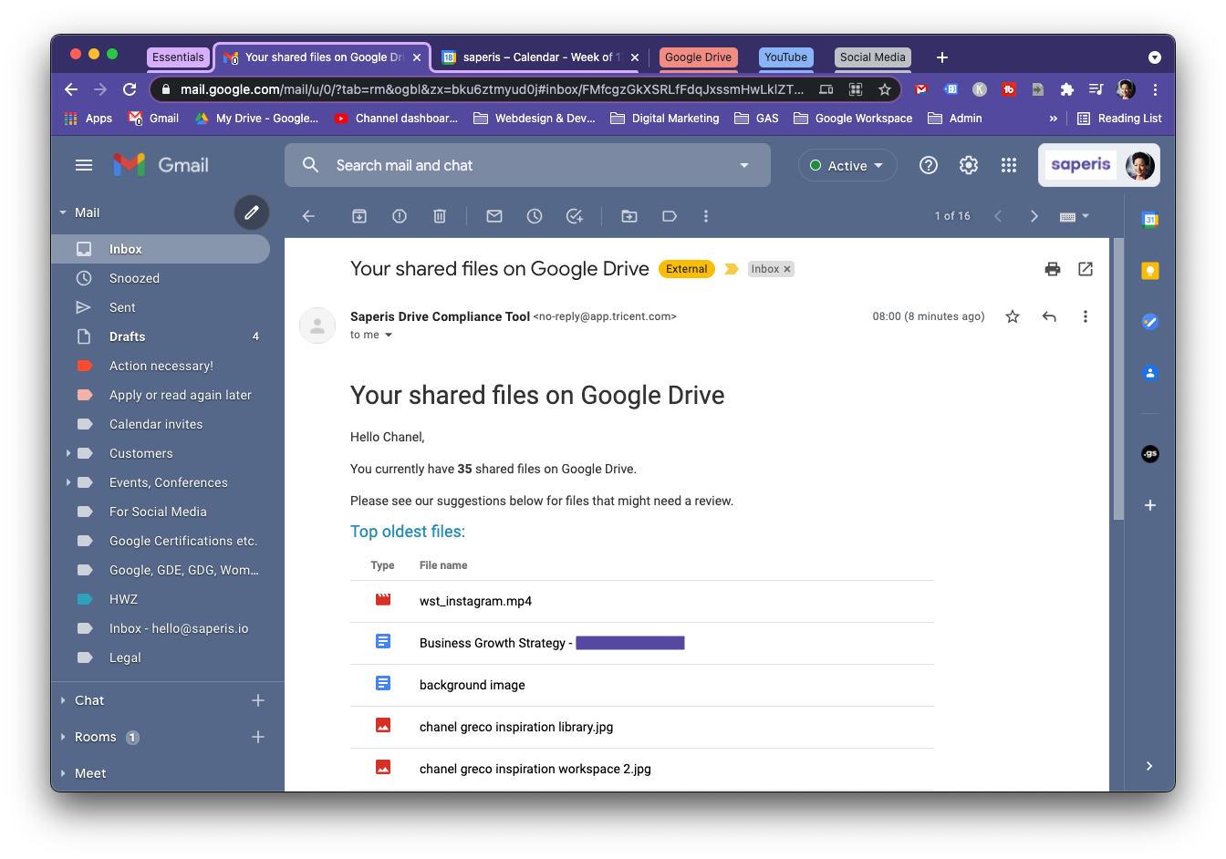 Sending Documents Through Google Drive